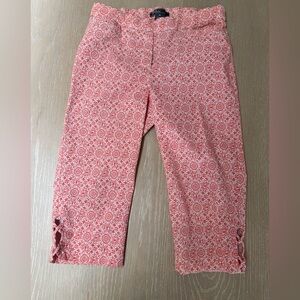 89th & Madison Kids Red Patterned Leggings